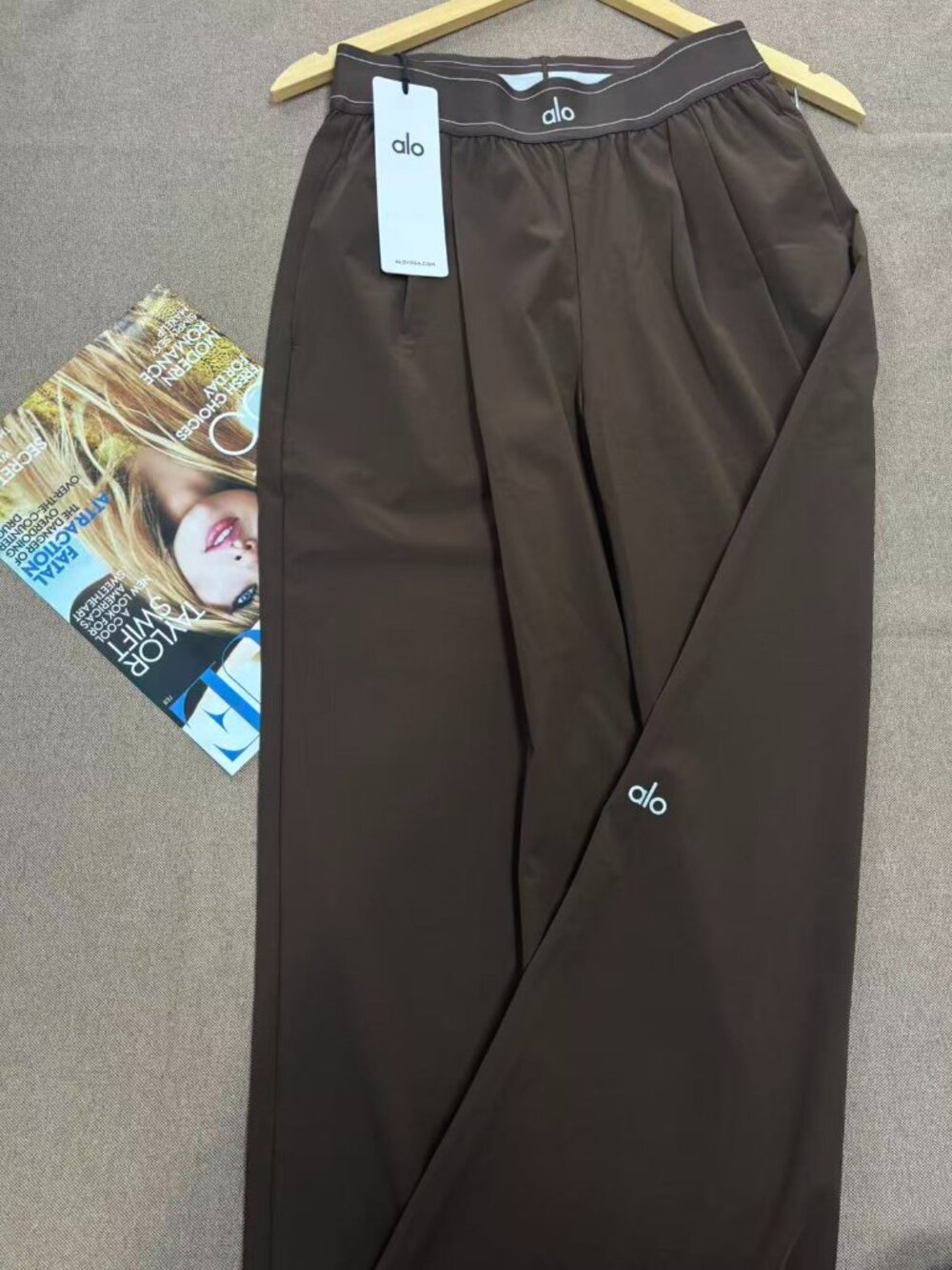 🪄Alo Yoga Suit Up Trouser Coffee Brown Regular 30-inch Inner Seam Length - Picture 6 of 9